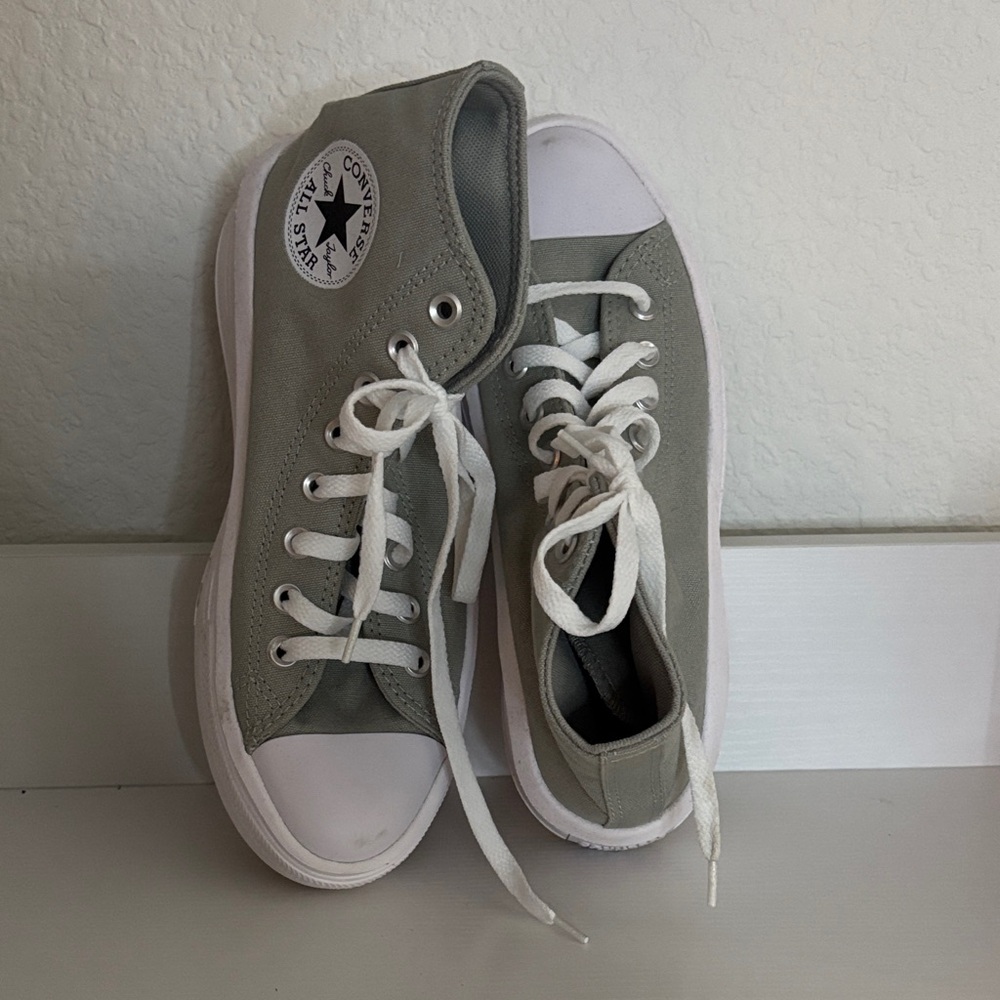 Converse Classic Green and White High-Tops